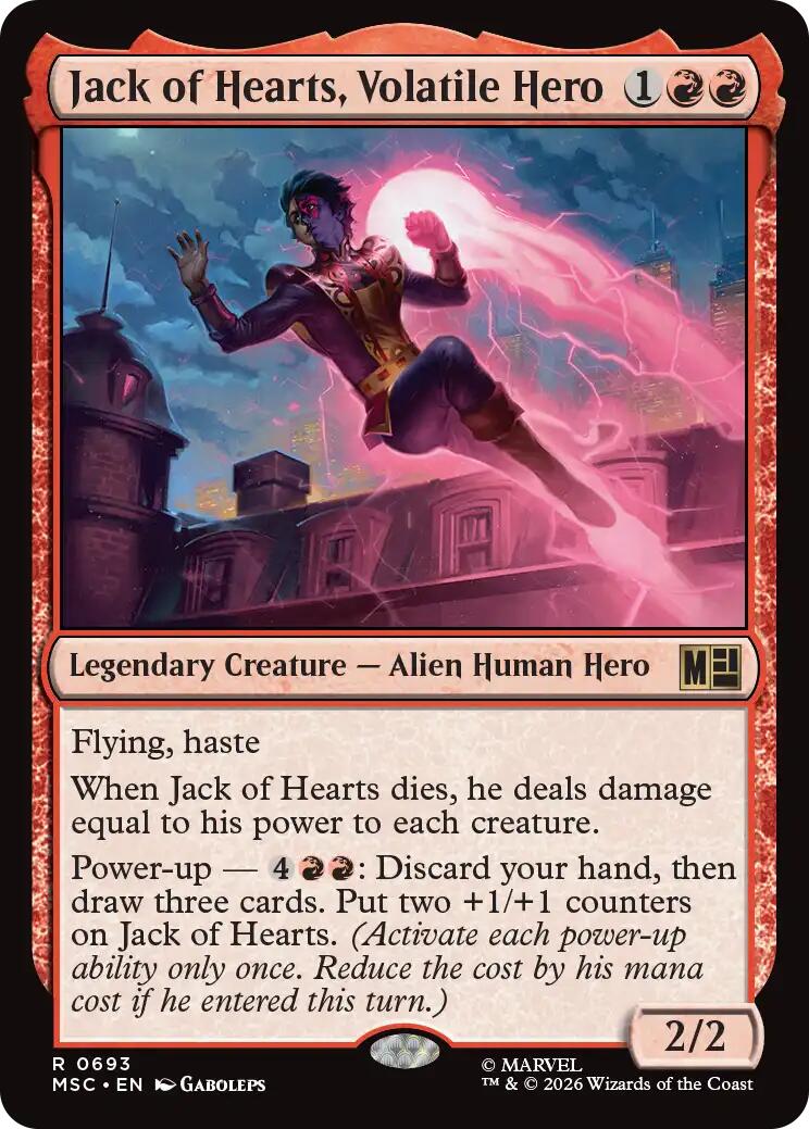 Jack of Hearts, Volatile Hero