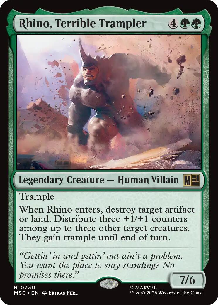Rhino, Terrible Trampler