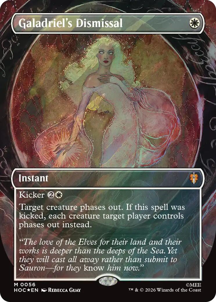 Galadriel's Dismissal (Borderless) (Surge Foil)