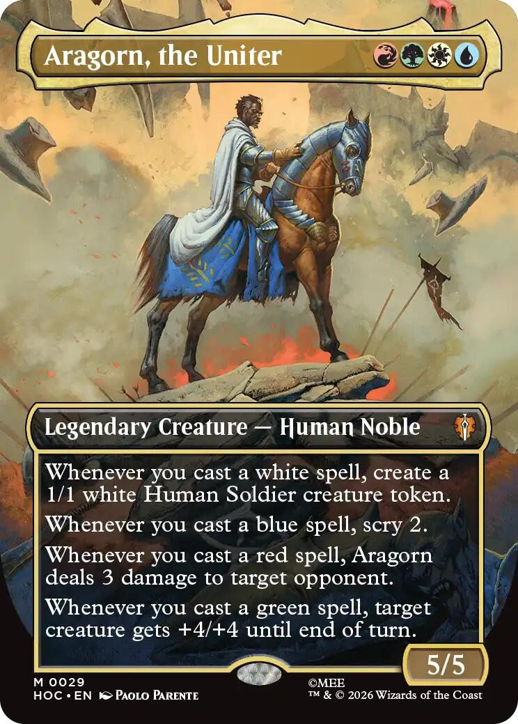 Aragorn, the Uniter (Borderless)