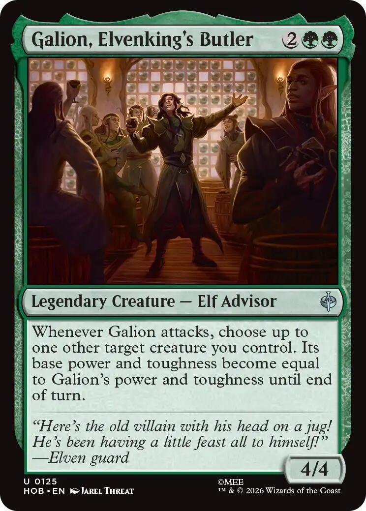 Galion, Elvenking's Butler