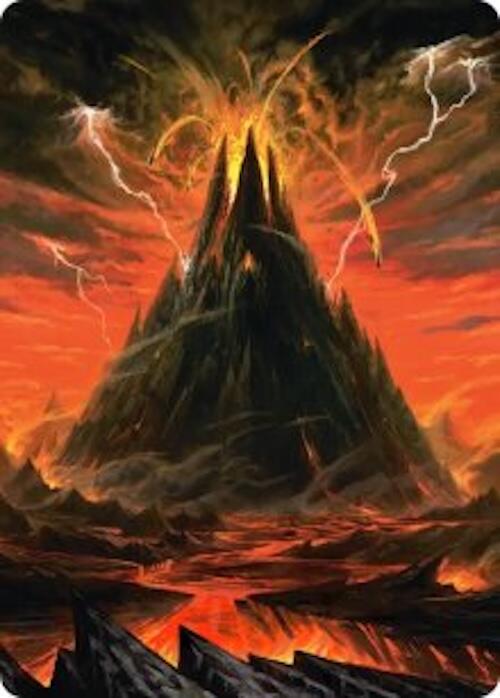 Mount Doom Art Card