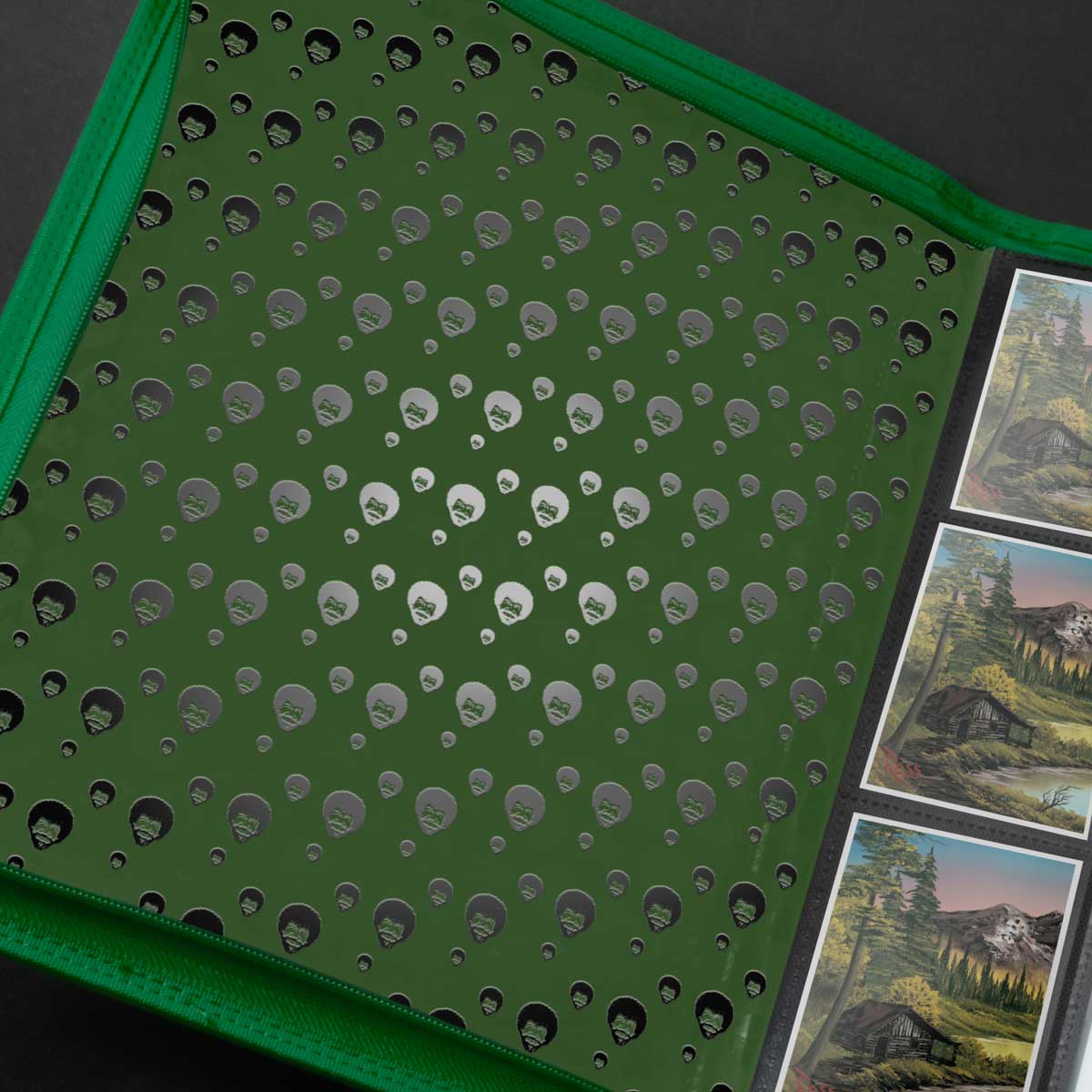 Binder: PRO 9-Pocket Zippered- Bob Ross