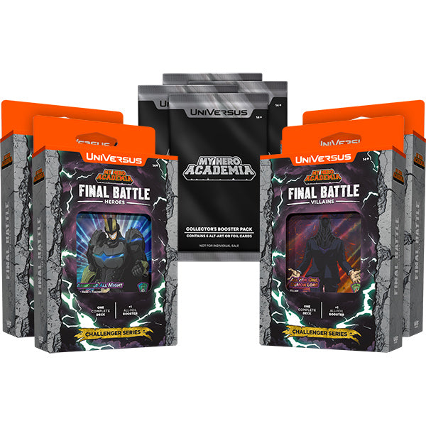 UniVersus CCG: Set 9- My Hero Academia- Final Battle- Challenger Series Decks