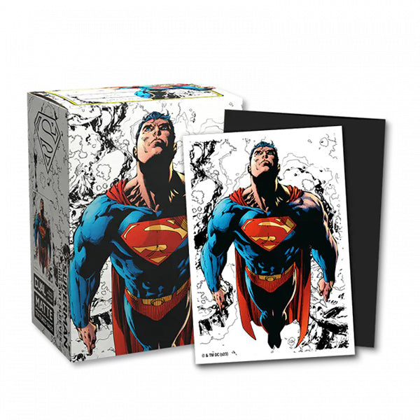 Dragon Shield Sleeves: Standard DUAL- Matte 'Superman Core' Full Color (100 ct.)