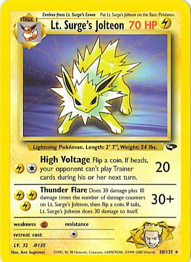 Lt. Surge's Jolteon