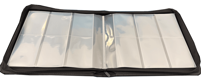 Generic 6-Pocket Zippered PSA Slab Binder - Black
