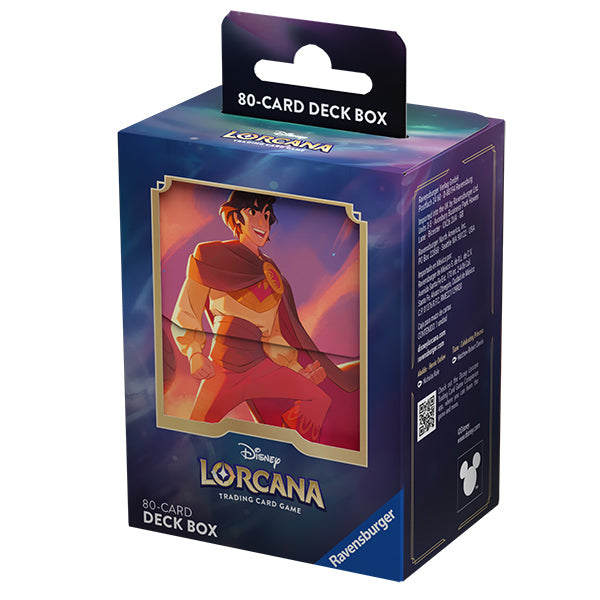 Deck Box: Disney Lorcana- Shimmering Skies- Aladdin