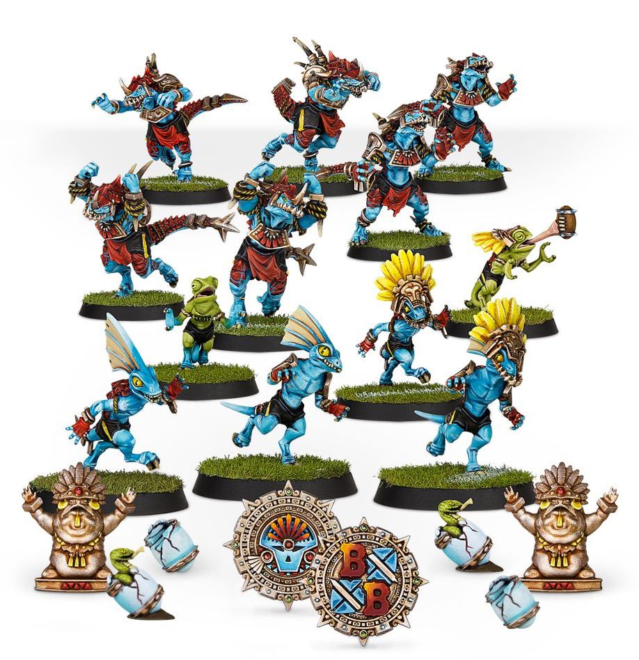 Warhammer: Lizardmen Blood Bowl Team – Gwaka'moli Crater Gators
