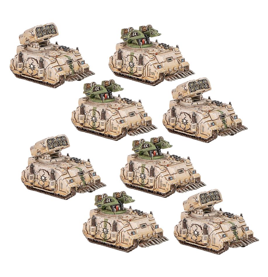 Warhammer: Legions Imperialis: Whirlwind and Scorpius Missile Tank Squadrons