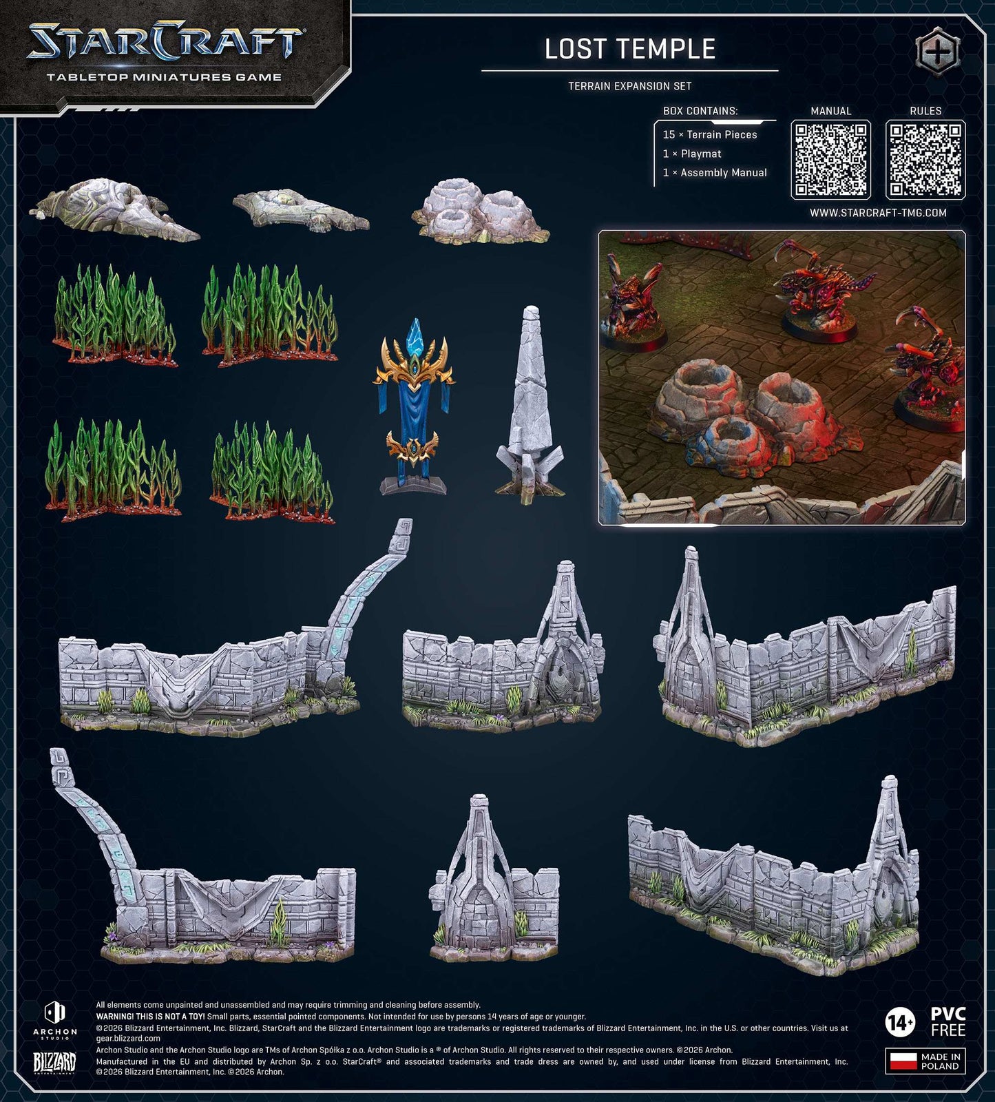 StarCraft TMG: Accessories - Lost Temple Terrain