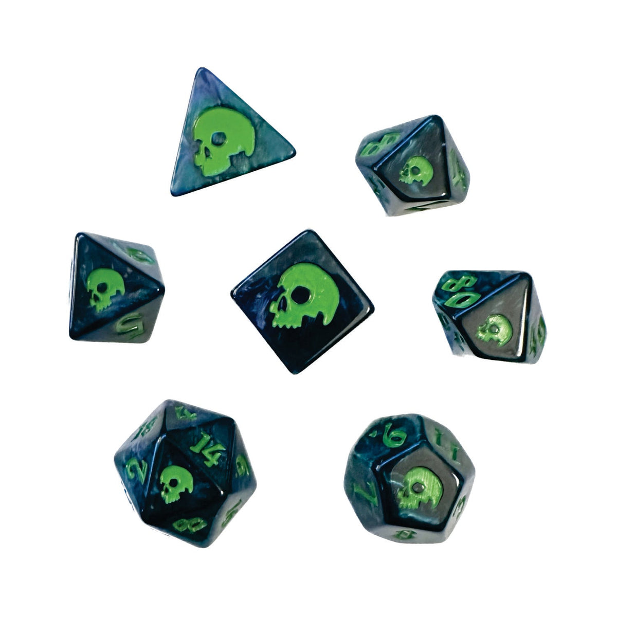 7-Die Set Black Death: Creeping Slime