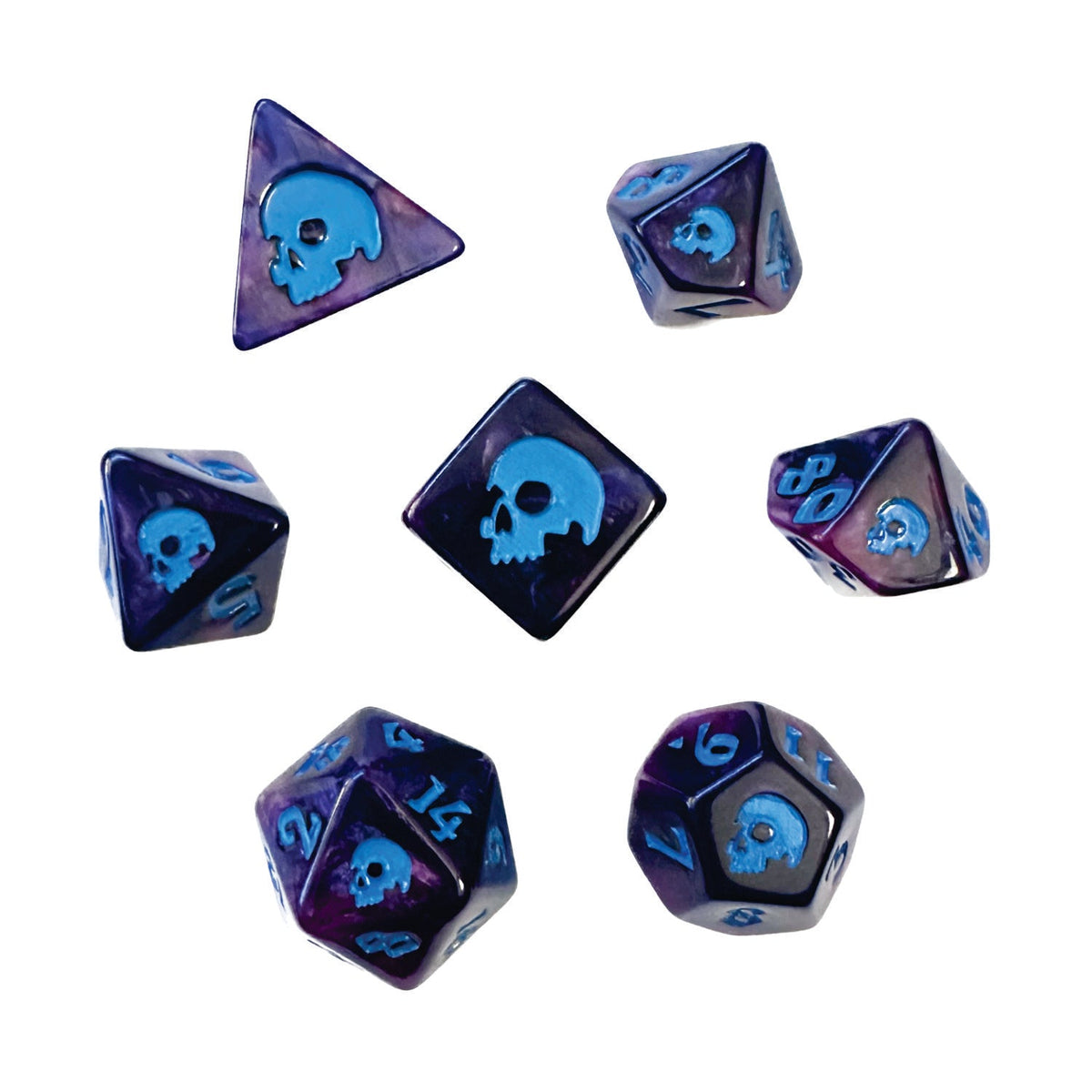 7-Die Set Black Death: Dreadgloom