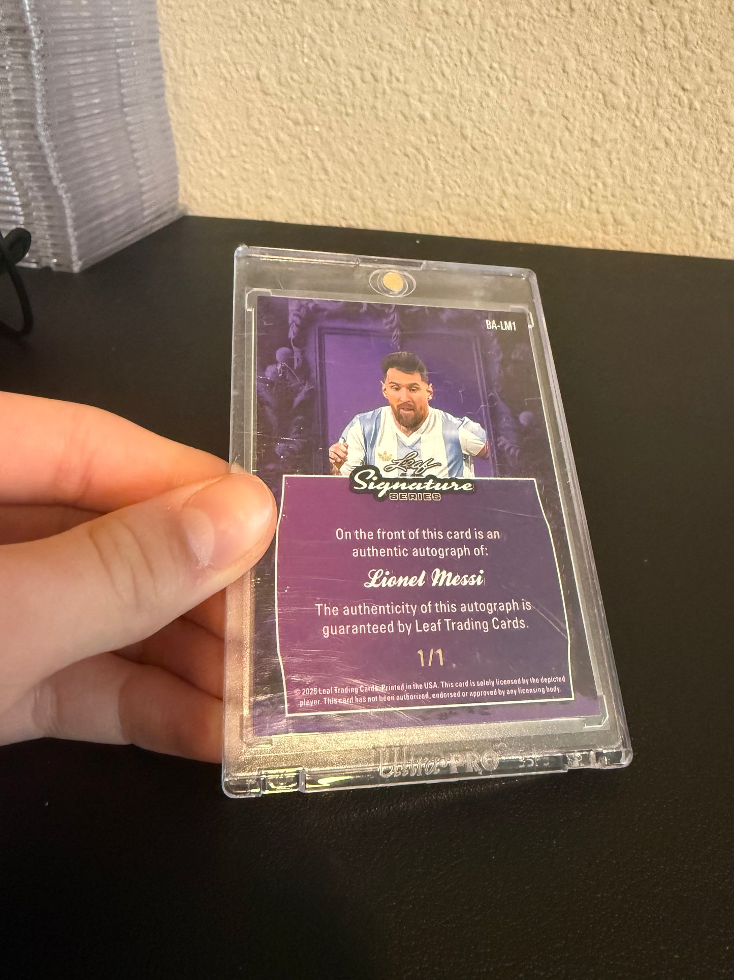 2024 Leaf Signature Series Lionel Messi 1/1 Autograph