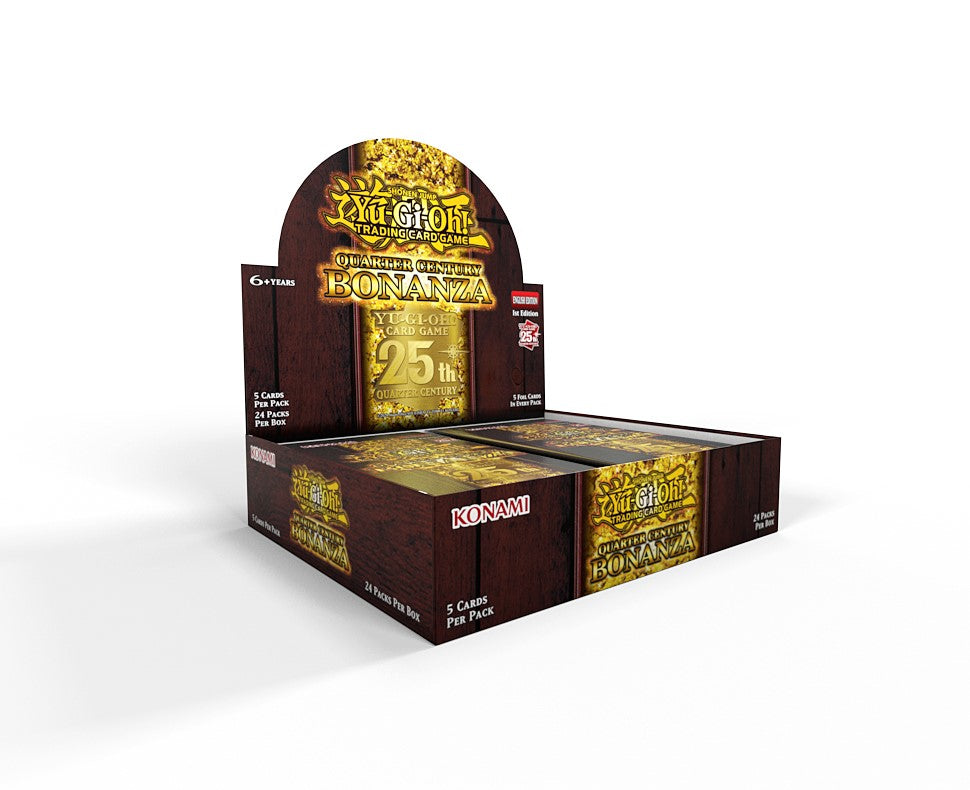 yugioh bonanza all cards Yu-Gi-Oh! TCG: Quarter Century Bonanza Booster Box – Wolf Den Gaming