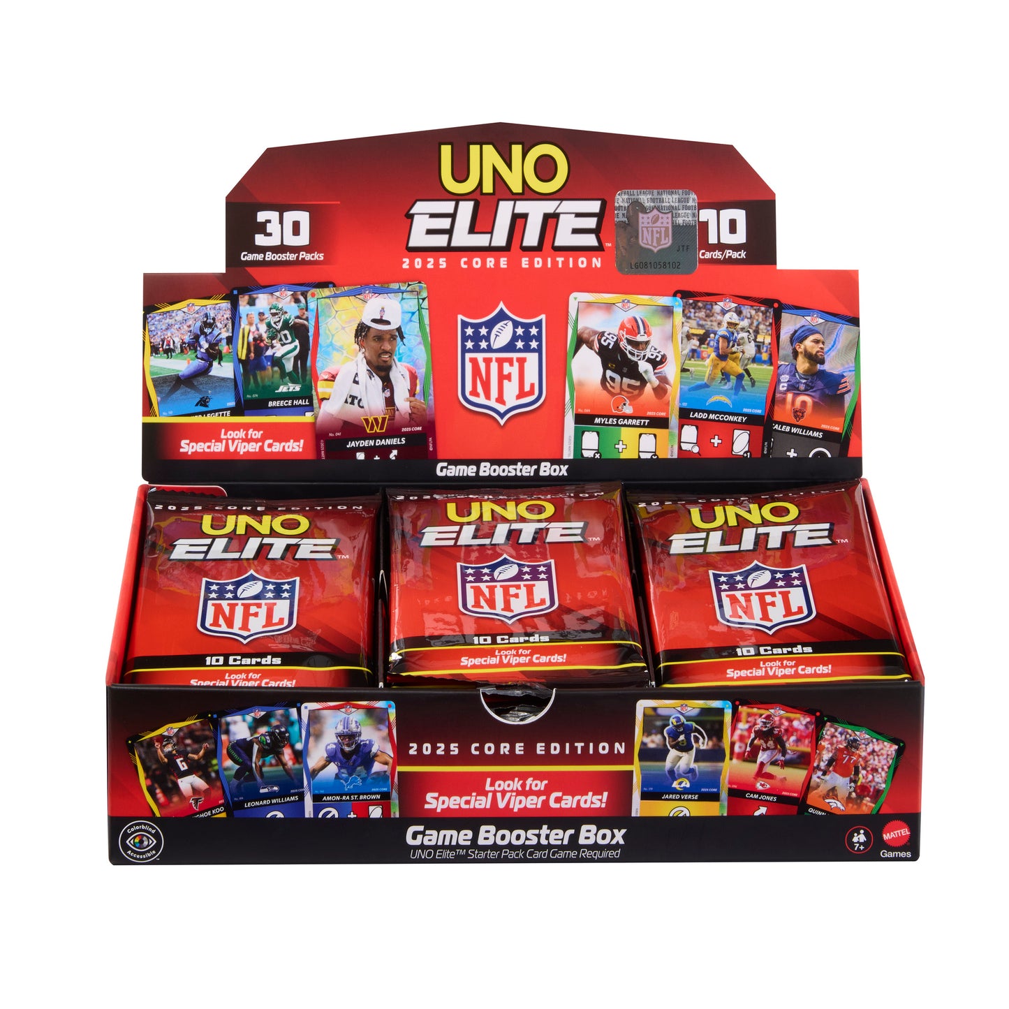 UNO Elite NFL - 2025 Core Edition - Booster Box