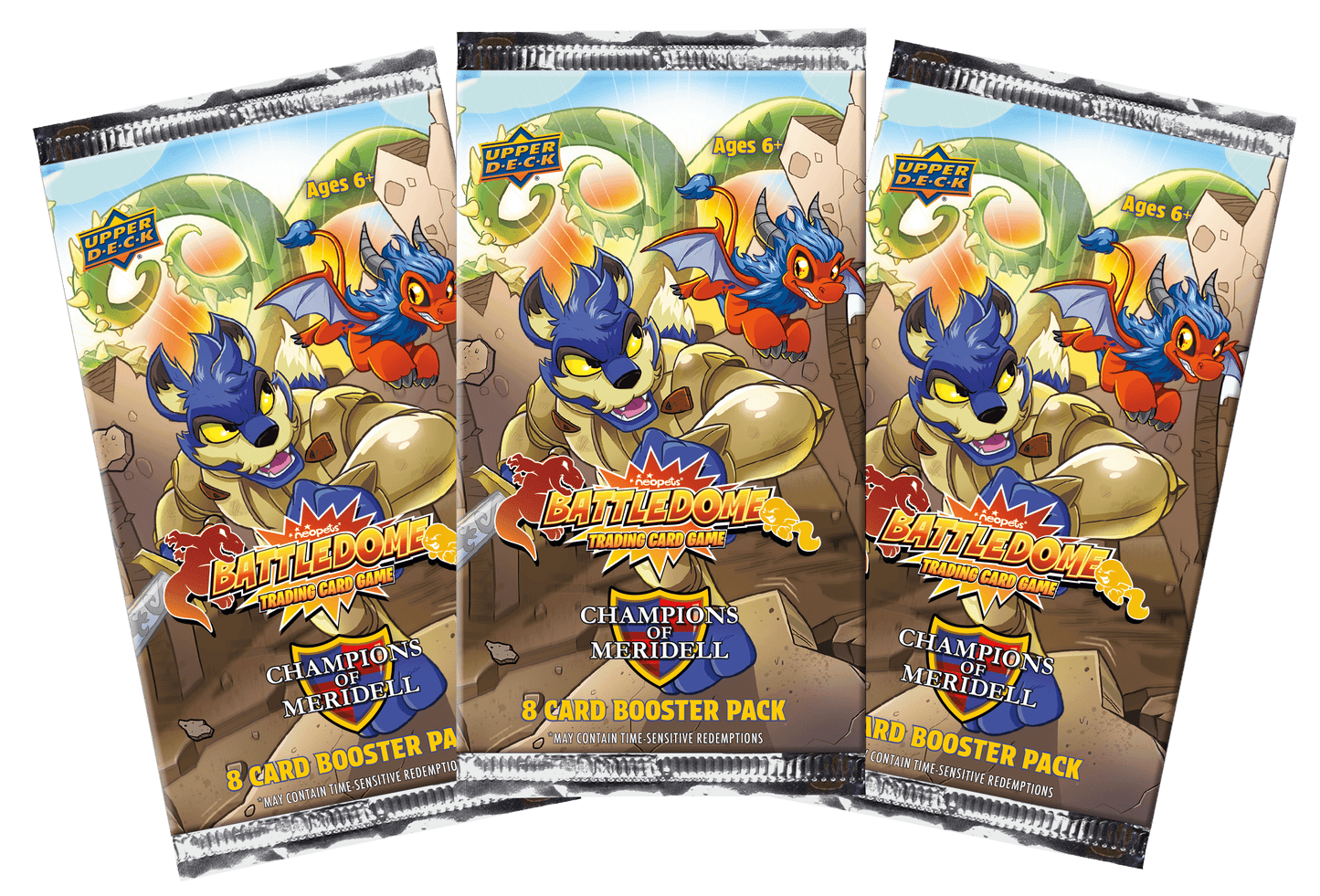 Neopets Battledome Champions of Meridell Booster Pack