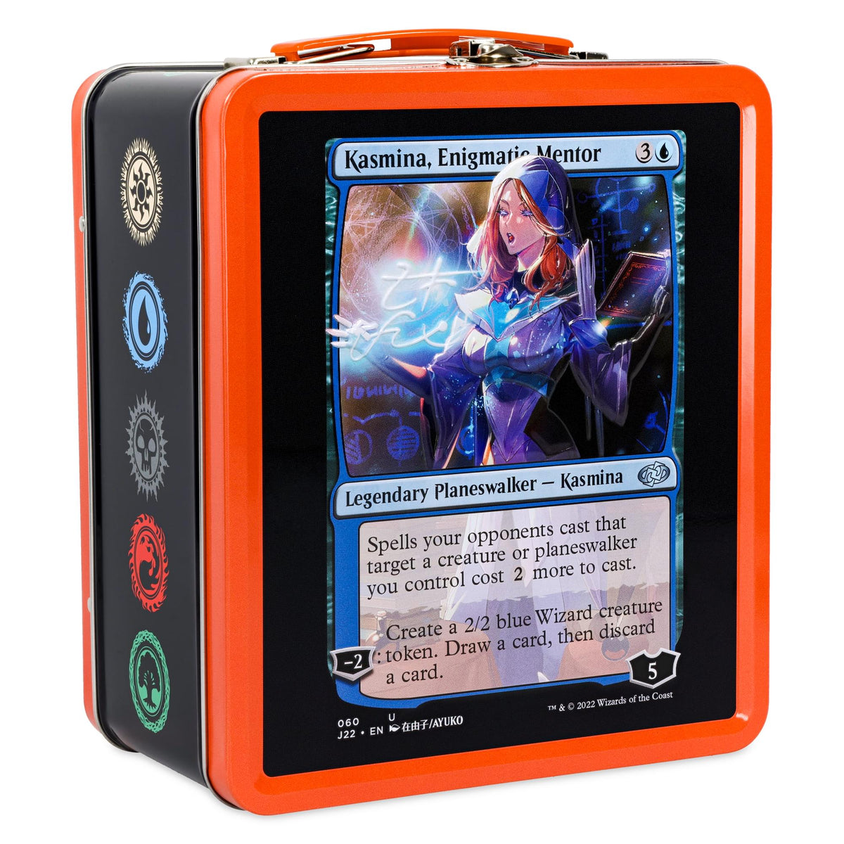 Magic the Gathering Kasmina Enigmatic Mentor Tin Lunch and Collecting Box
