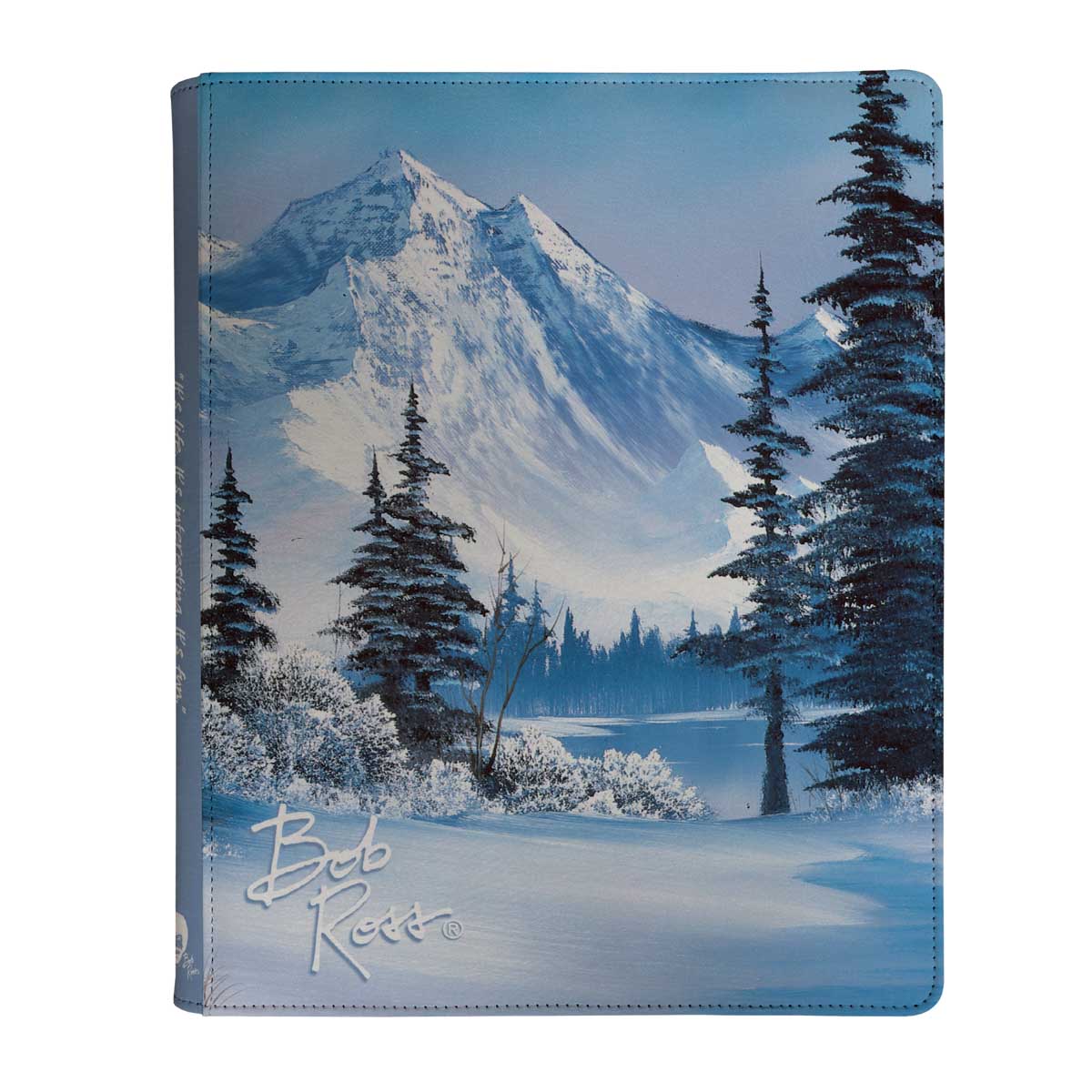 Binder: PRO 9-Pocket Zippered- Bob Ross