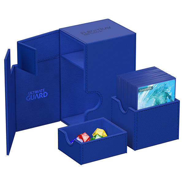 Deck Case: Flip´n´Tray 80+ Standard Size Monocolor- Blue