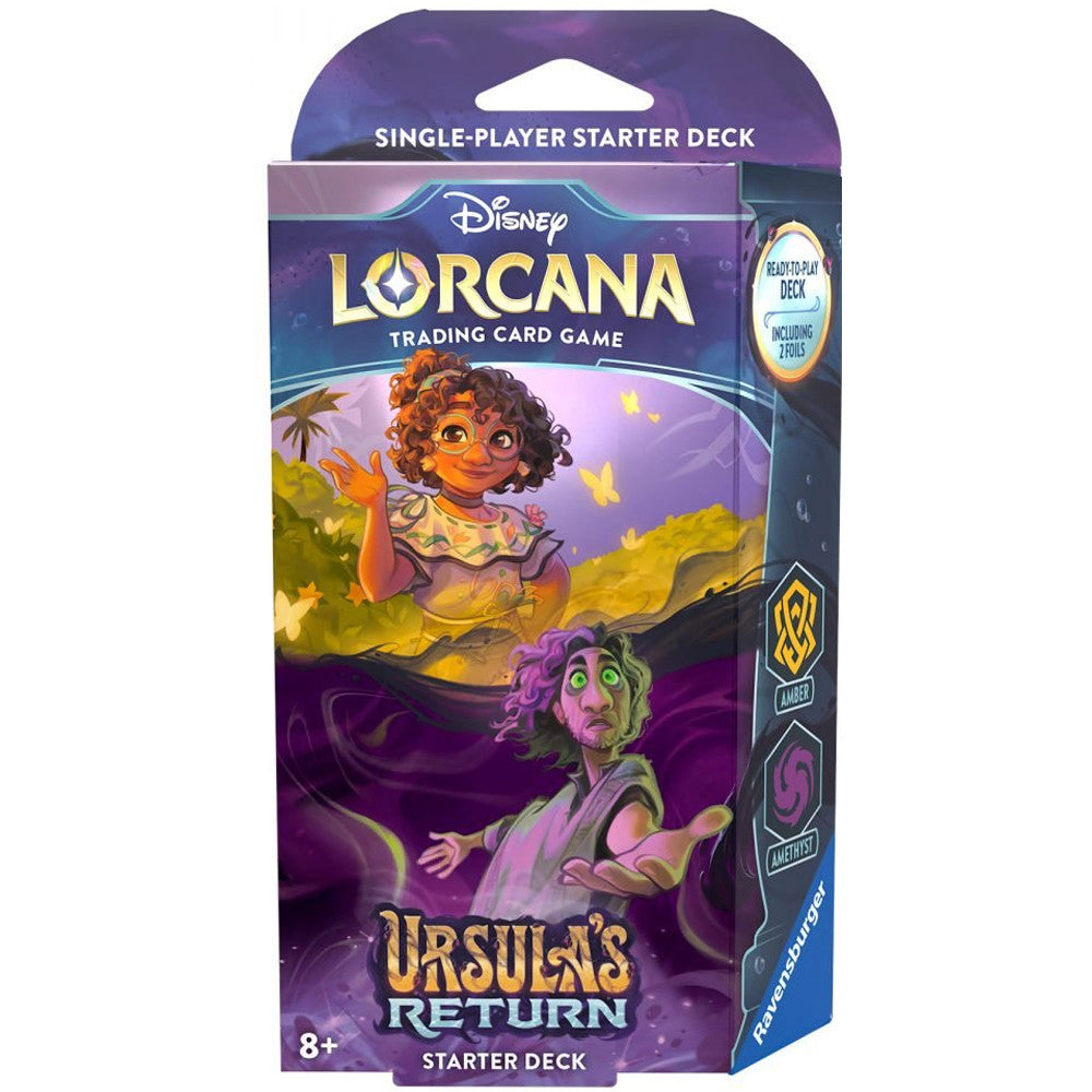 Disney Lorcana: Ursula's Return Starter Deck - Amber/Amethyst Disney Lorcana: Ursula's Return Starter Deck - Amber/Amethyst