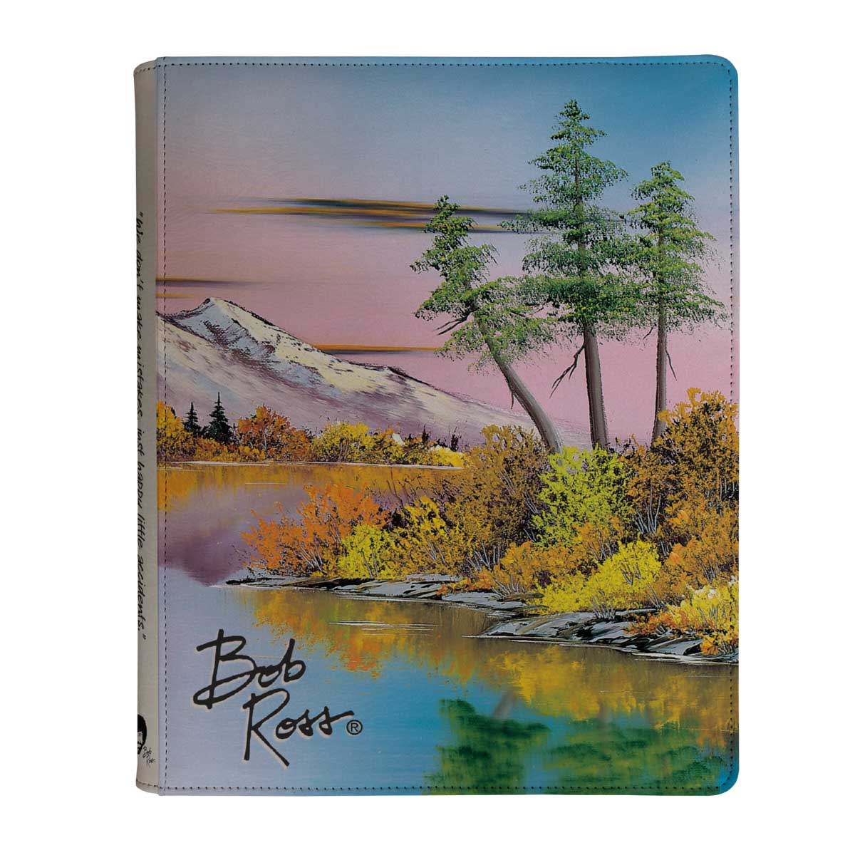Binder: PRO 9-Pocket Zippered- Bob Ross