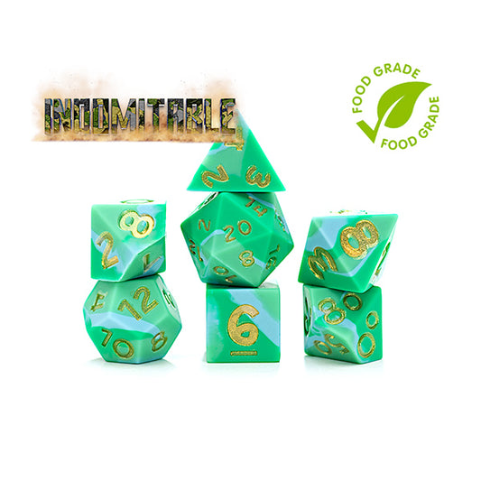 Game Keeper Games: 7-Die Set Anti-Stress Dice- Indominable