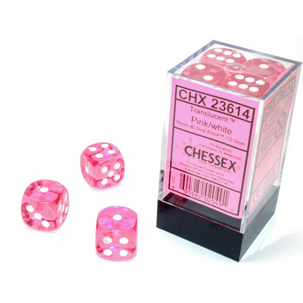 Chessex 16mm 12d6 Translucent Dice