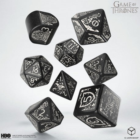 Game of Thrones Dice: Nights Watch Dice Set (7)