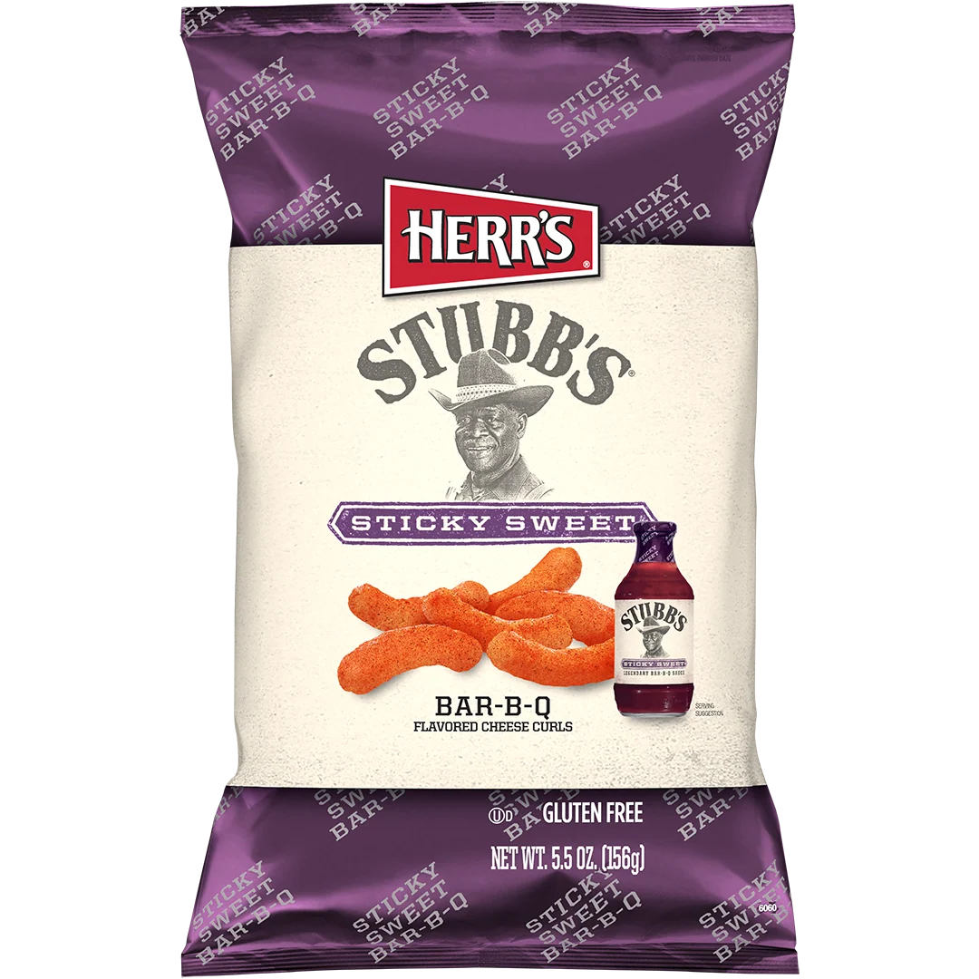 Herr's Stubbs Sticky Sweet Cheese Curls