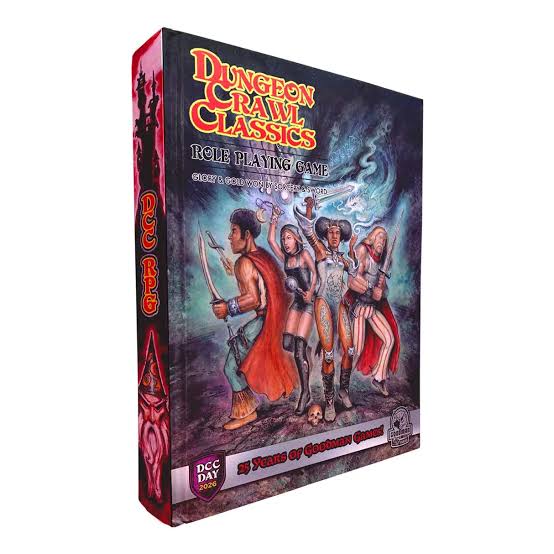 Dungeon Crawl Classics - DCC RPG Core Rulebook “The Band” 25th Anniversary Cover