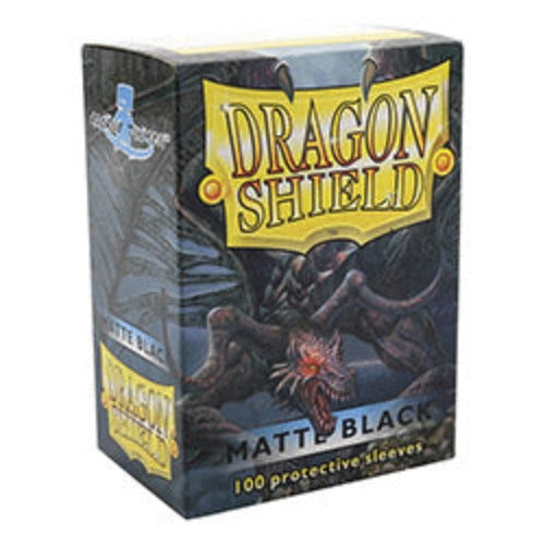 Dragon Shield Sleeves: Standard - Matte Black (100 ct.)