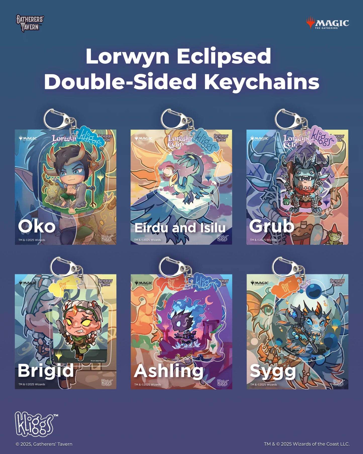 Gatherers' Tavern: Magic the Gathering Lorwyn Eclipsed - Keychains