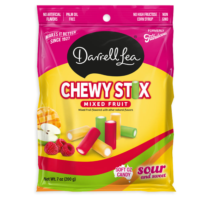 Darrell Lea Chewy Stix Candy Bag
