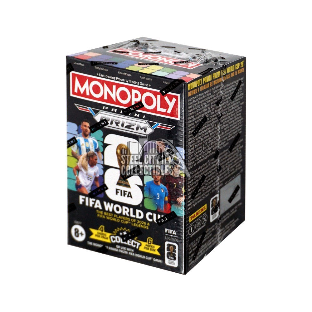 Monopoly Panini Prizm FIFA World Cup Soccer Blaster Box