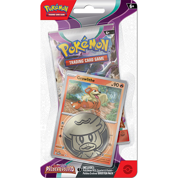 Pokemon TCG: Scarlet & Violet 02 Paldea Evolved- Checklane Blister Pack