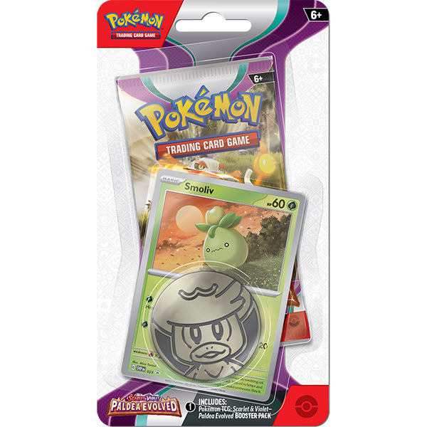 Pokemon TCG: Scarlet & Violet 02 Paldea Evolved- Checklane Blister Pack