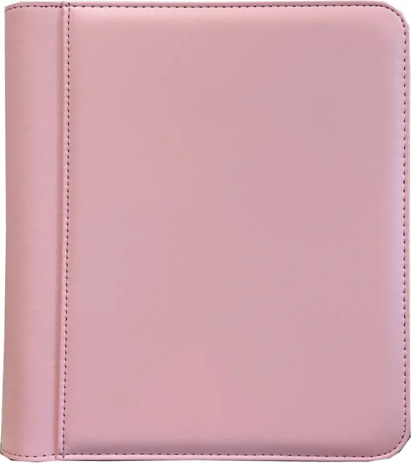 4-Pocket Zippered Toploader Binder - Leatherette