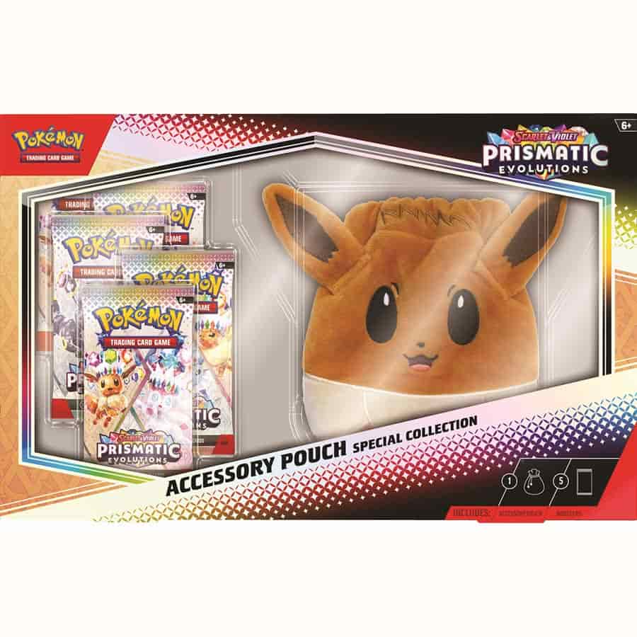 Pokemon: Prismatic Evolutions: Accessory Pouch Special Collection