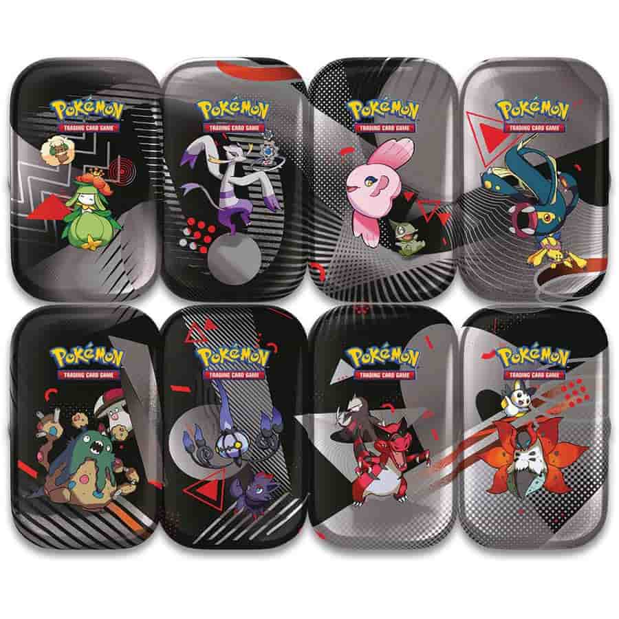 Pokemon: Scarlet and Violet Black Bolt and White Flare Unova Mini Tin