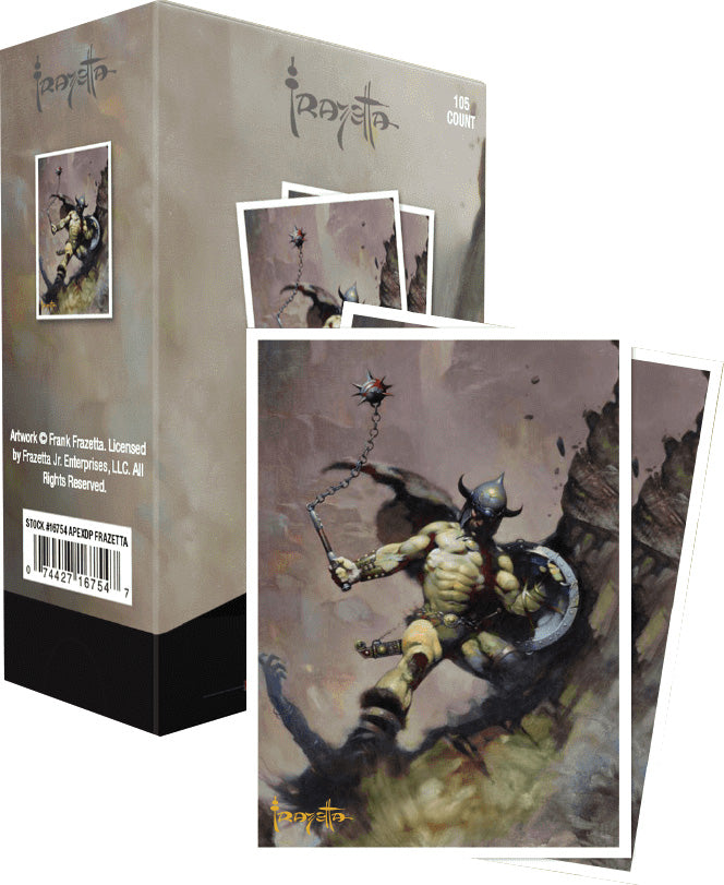 Ultra PRO Apex Sleeves: Frank Frazetta - Warrior with Ball and Chain