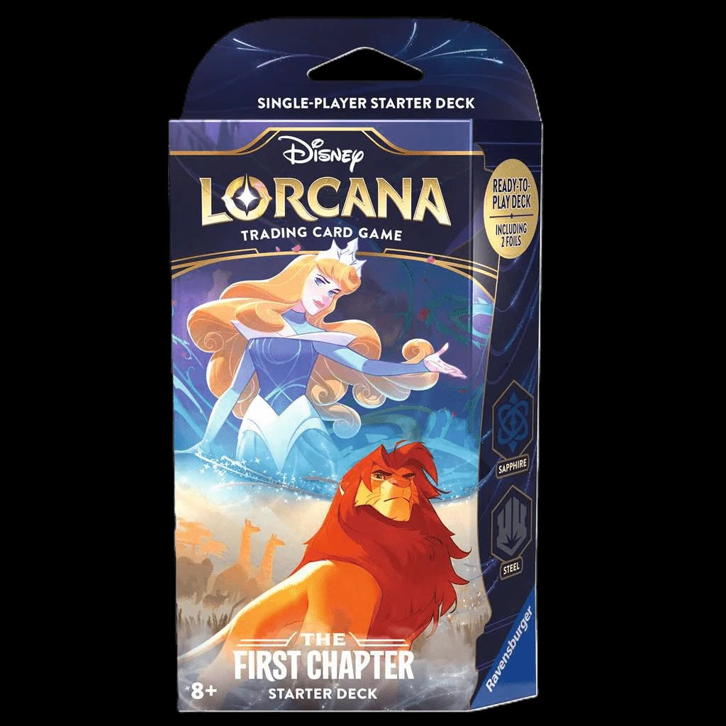 Disney Lorcana: The First Chapter Starter Deck - Sapphire/Steel Wolf Den Gaming Disney Lorcana: The First Chapter Starter Deck - Sapphire/Steel Wolf Den Gaming