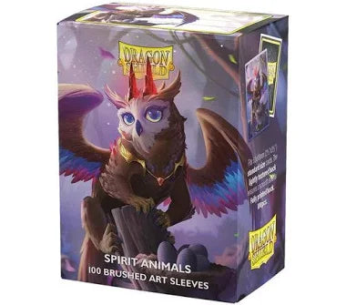 Dragon Shield Standard Brushed Art: 'Spirit Animals- The Dragowlis' - Limited Edition