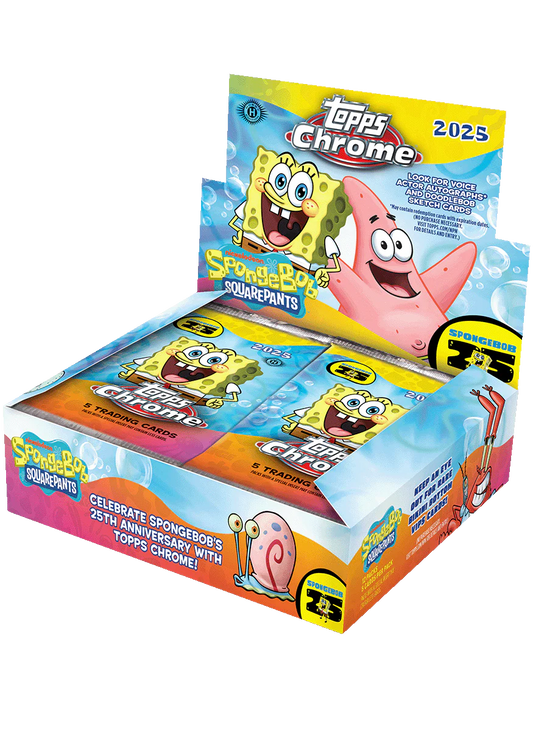 2025 Topps Chrome Spongebob Hobby Box