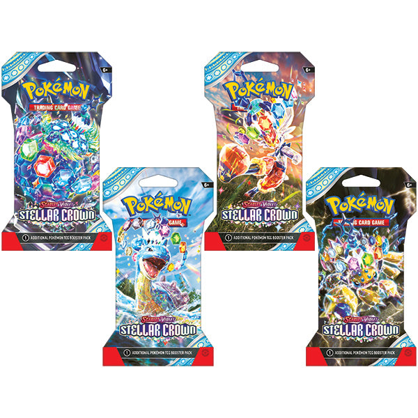 Pokemon TCG: Scarlet & Violet 07 Stellar Crown- Sleeved Booster Pack