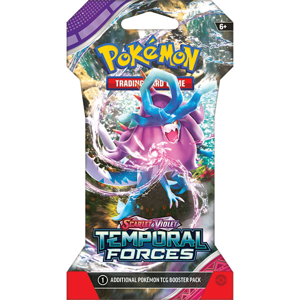 Pokemon TCG: Scarlet & Violet 05 Temporal Forces- Sleeved Booster Pack