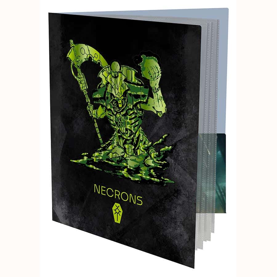 Ultra Pro: Warhammer 40k: Necron Codex Aligned: Datasheet/Index Card Folio