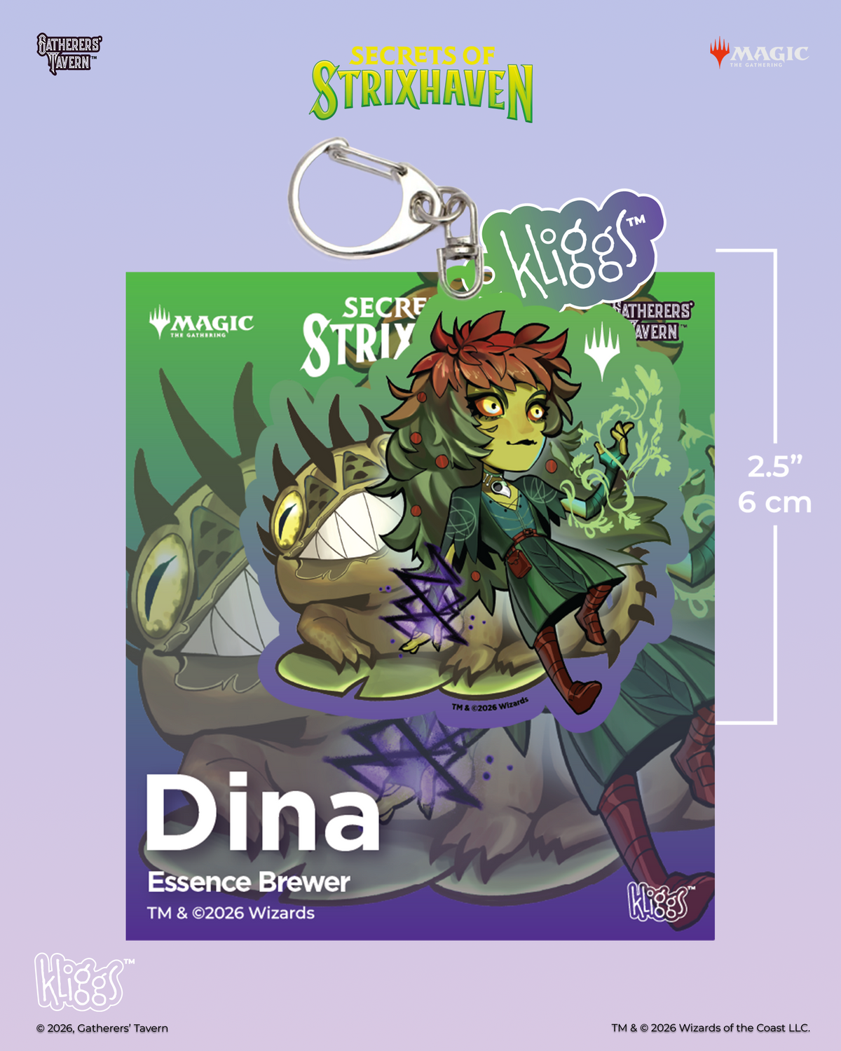 Secrets of Strixhaven Kliggs Keychain – Dina