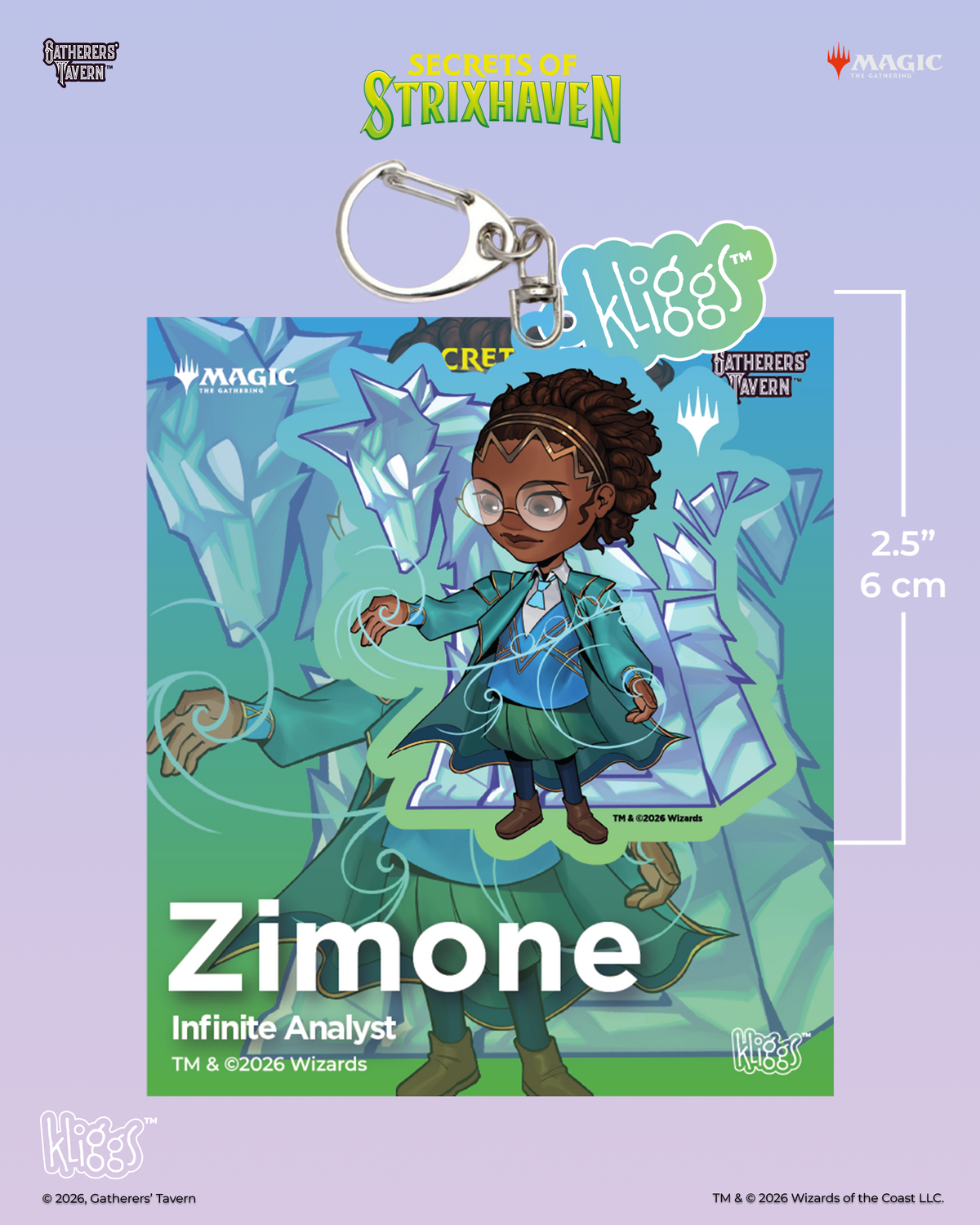 Secrets of Strixhaven Kliggs Keychain – Zimone