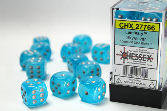 Chessex Luminary 16mm 12d6 Dice Set
